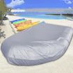 Inflatable Rubber Boat Protective Cover - Waterproof, Dust & UV Proof, Grey - 1