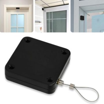 P093 Automatic Doorkeeper Telescher Door Closer, 2nd Gen Black 500g 1m - 1