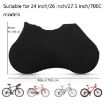 WEST BIKING Black Bicycle Dust Cover - Dust-Proof Protective Cover - 3