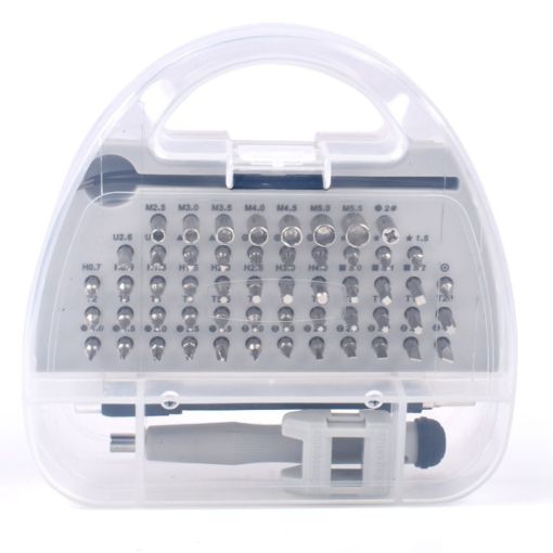 58-in-1 Chrome Vanadium Steel Mobile Phone Repair Screwdriver Set - 1