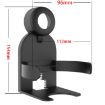 Wall-Mounted Bracket for Google Nest Wifi Router + Point (Black) JGL01 - 3