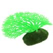 Silicone Fake Coral Aquarium Plant - Green Decorative Fish Tank Ornament - 3