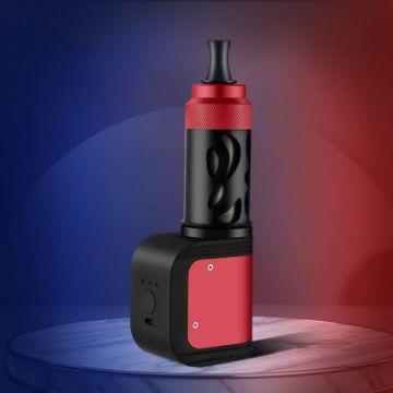 Red Portable Car Ashtray & Lazy Cigarette Holder for Driving - 1