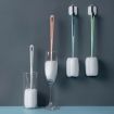 Baby Bottle Vacuum Cup Long Handle Cleaning Brush - White - 2
