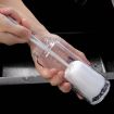 Green Baby Bottle Vacuum Cup Long Handle Cleaning Brush - 7