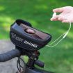 WEST BIKING Waterproof Bike Handlebar Phone Bag - Touch Screen, Reflective - 7
