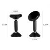 Q7 Car Mobile Phone Magnetic Bracket - Strong Double Ball Mount (Black) - 3