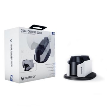 SPARKFOX W20P508 Dual Charger & Data Cable for PS5 Wireless Handle - 1
