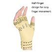 Dispensing Protective Non-Slip Half-Finger Gloves, Free Size, Skin Color - 7