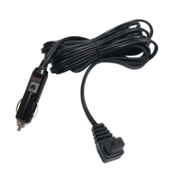 12/24V Car Compressor Refrigerator Power Cord, 4m Cigarette Lighter Line - 1