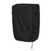 Waterproof 82x93cm Outdoor Deck Chair Cover - 190T Polyester, Black - 1