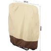 Waterproof 82x93cm Outdoor Deck Chair Cover - 190T Polyester, Black - 3