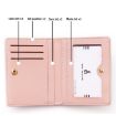 BATSIOE Green Ladies Wallet - Compact Two-Fold Multi-Card Coin Purse - 4