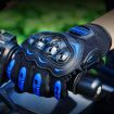 Riding Tribe MCS-17 Motorcycle Gloves, Touch Screen, Size L, Red - 7