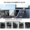 Oatsbasf Car Gravity Metal Bracket for Folding Screen Phones - Black - 5
