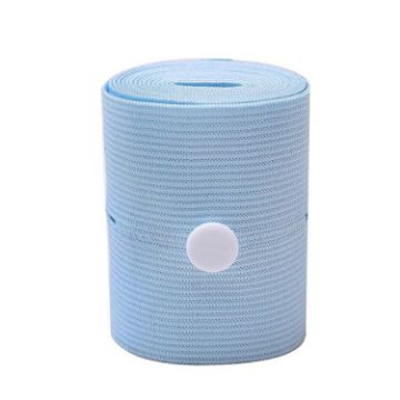 Fetal Monitoring Belt Adjustable Elastic Strap 6x130cm Sky Blue - 1