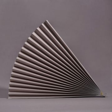 Pink Purple Folding Fan Photography Background 69x39cm Cardboard Prop - 1
