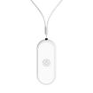 EP206 White Hanging Neck Negative Ion Necklace Air Purifier - 1