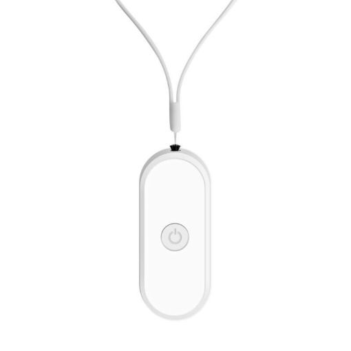 EP206 White Hanging Neck Negative Ion Necklace Air Purifier - 1