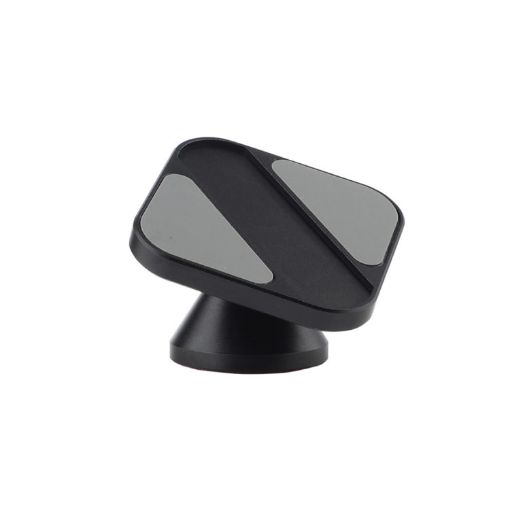 Black Aluminum Alloy Car Mobile Phone Bracket - Portable Folding Frame - 1