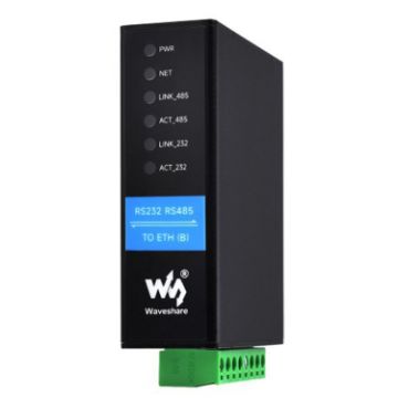 Waveshare RS232 RS485 to RJ45 Ethernet Serial Server - RS232 RS485 to ETH - 1