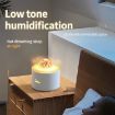 HX-130 White Planet Night Light Flame Aromatherapy Humidifier US Plug - 5