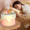M328 Pink Mini Desktop Night Light & Humidifier - Cartoon Cake Design - 6