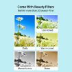 DC403L-AF 2.4" 16X Zoom HD Digital Camera for Kids - UK Plug, Black - 8