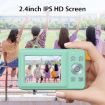 DC403L-AF 2.4" 16X Zoom HD Digital Camera for Kids - EU Plug, Pink - 7