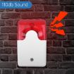 LY-103 12V Red Sound & Light Alarm Emergency Call Connection Type - 7