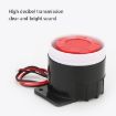 BJ-1K High-Decibel Buzzer Siren Alarm, 220V, Wall-Mounted, Red/White/Black - 6