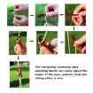 4m x 4 Rolls Luminous Tent Wind Rope with Figure 8 Buckle - Yellow - 4