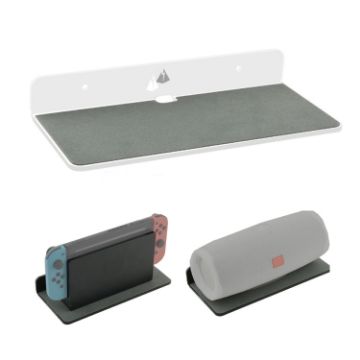 Transparent Wall Storage Bracket for Bluetooth Speaker, 9x4x1.25 inch - 1