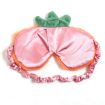 Cute Carrot Fruit Plush Eye Mask - Soft Blackout Sleep Mask for Girls - 3