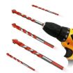 8mm Ceramic Triangle Handle Metal Flashlight Drill Bit - 6