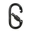 XINDA XDQ96068 Black O-Shaped Steel Climbing Carabiner Lock - 1
