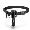 Fishing Rod Waist Belt Holder Support (28157-B Black) - 1