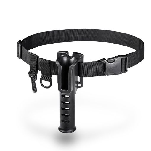 Fishing Rod Waist Belt Holder Support (28157-B Black) - 1