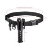 Fishing Rod Waist Belt Holder Support (28157-B Black) - 3