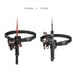 Fishing Rod Waist Belt Holder Support (28157-B Black) - 4