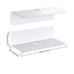 2pcs Set White Speaker Wall Bracket Surveillance Camera Holder - 2