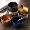 Medium Thickened Stainless Steel Ashtray - Windproof & Drop-Proof - 7
