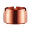Large Rose Gold Windproof Drop-Proof Stainless Steel Ashtray - 1