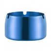 Extra Large Blue Windproof Drop-Proof Stainless Steel Ashtray - 1