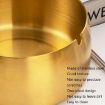 Extra Large Windproof Drop-Proof Stainless Steel Ashtray - Natural Color - 5