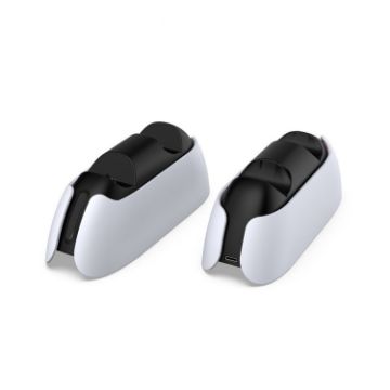 DOBE TP5-05103 PS5 Gamepad Charging Base with Indicator Light - White - 1
