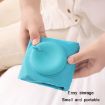 Inflatable U-Shaped Neck Pillow - Peacock Green, Travel Comfort - 7