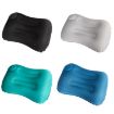 Inflatable U-Shaped Neck Pillow - Milk Silk Blue U018-04 - 2