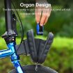 WEST BIKING 2L Folding Bike Hard Shell Storage Bag - Black - 6