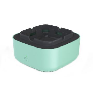 Electronic Ashtray Household Air Purifier - Fresh Green, Odor Eliminator - 1